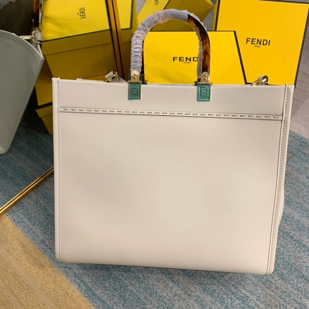 Fendi Sunshine Handle Bag 36cm Beige