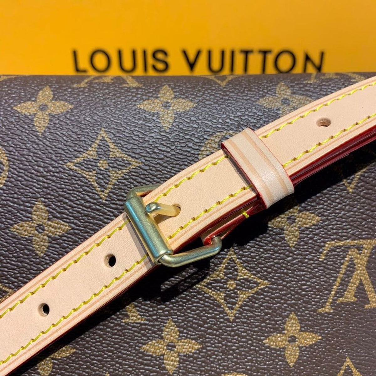 Louis Vuitton Musette Tango Shoulder Bag 26cm Monogram Canvas Spring/Summer Collection M51257, Brown