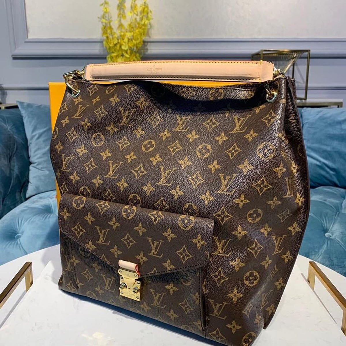 Louis Vuitton Metis Tote Bag 34cm Monogram Canvas Spring/Summer Collection M40781, Brown