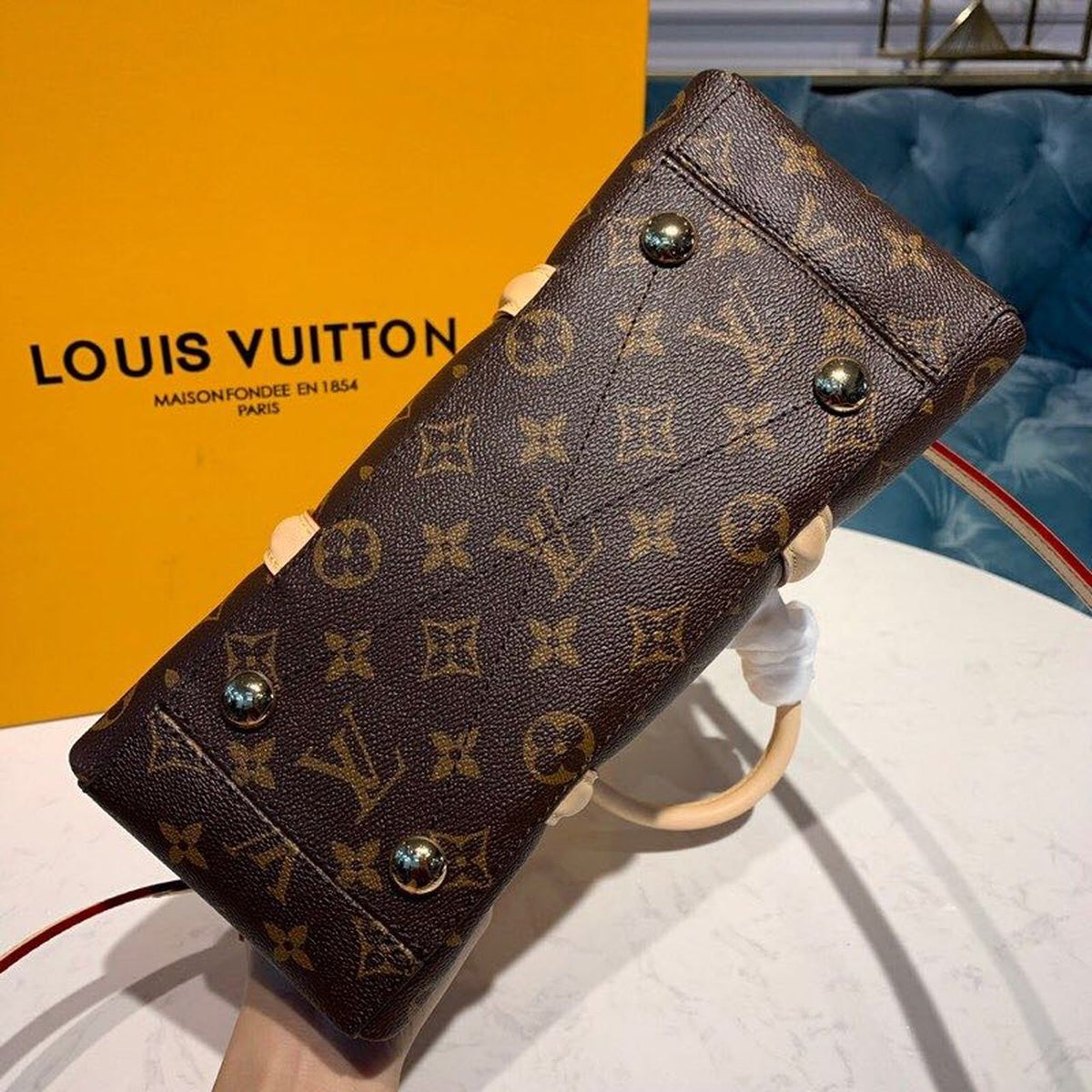 Louis Vuitton Open BB Bag 28cm Monogram Canvas Spring/Summer Collection M44576, Brown
