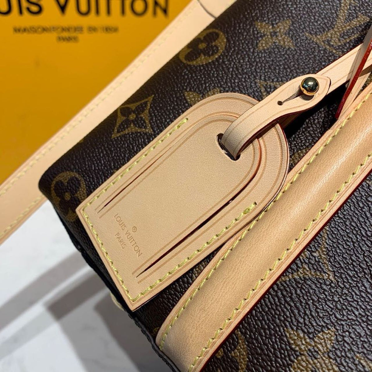 Louis Vuitton Open BB Bag 27cm Monogram Canvas Spring/Summer Collection M44576 Brown