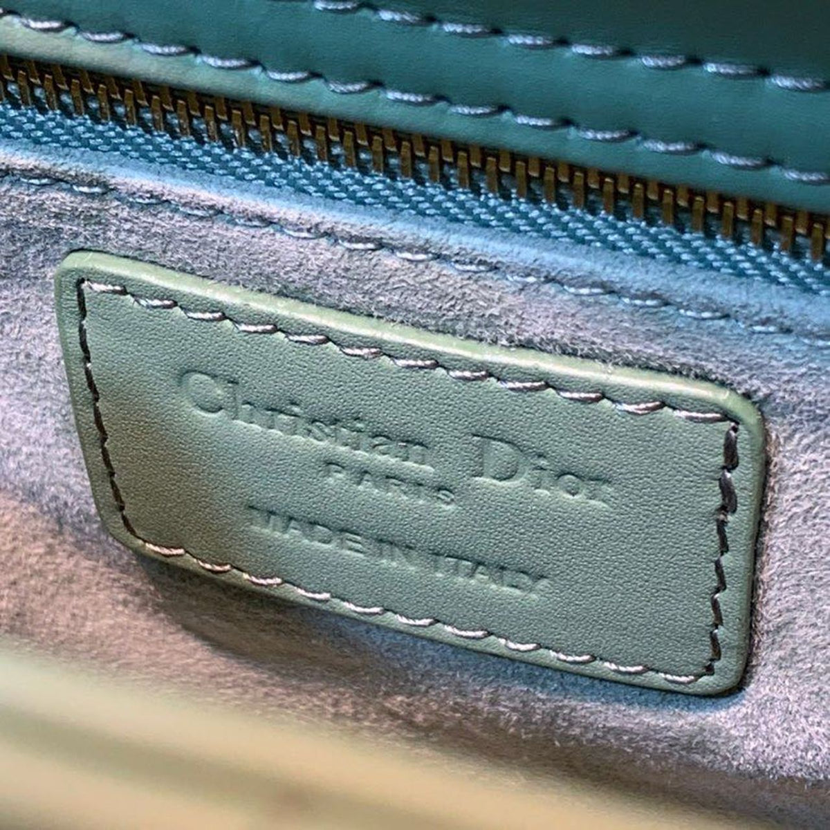 Christian Dior Mini Lady Dior Bag 18cm with Chain Matte Hardware Lambskin Leather Spring/Summer Collection, Spring Green