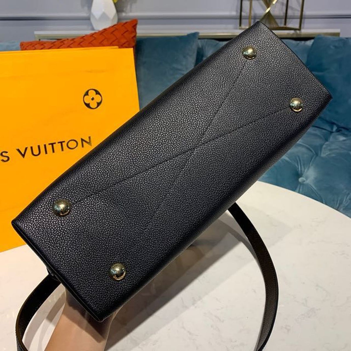 Louis Vuitton Neo Alma Bag 32cm Monogram Empreinte Canvas M44832 Black