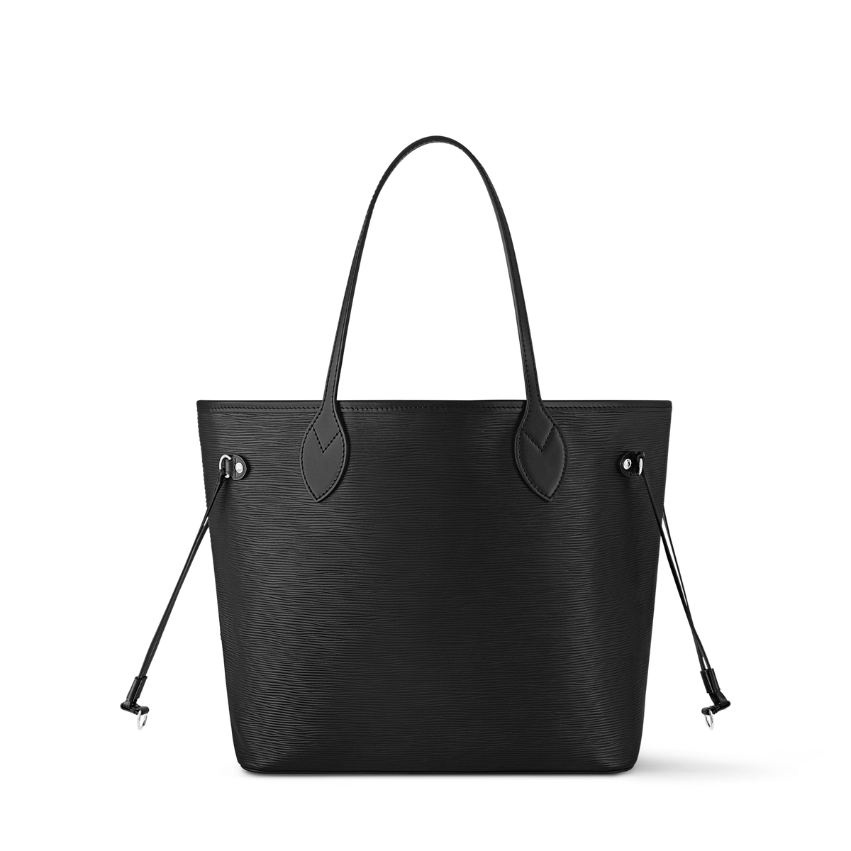 Women's Neverfull MM Black Epi Leather Tote Bag M11930
