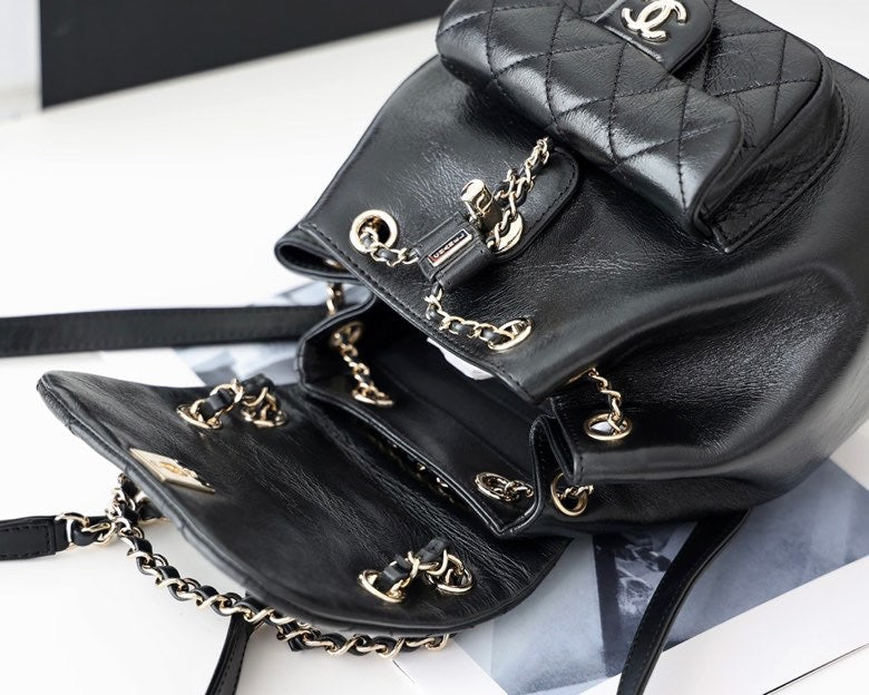 Chanel Backpack 18cm Black