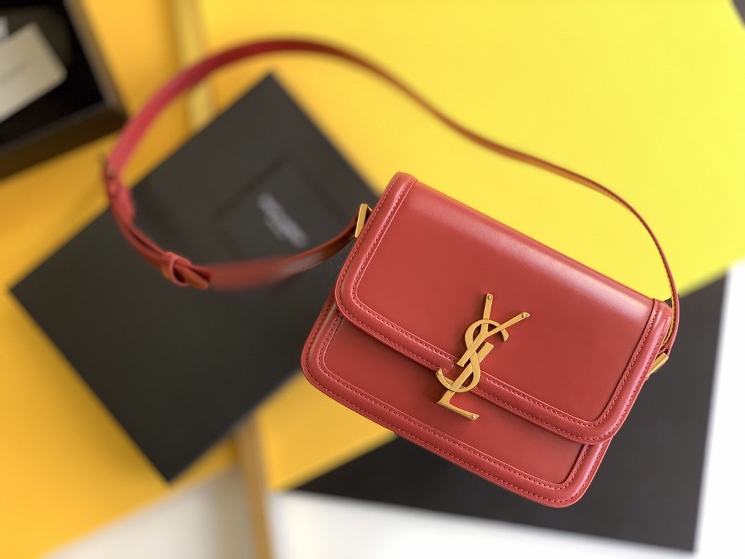 Saint Laurent Solferino Small Satchel With Gold Hardware 19cm