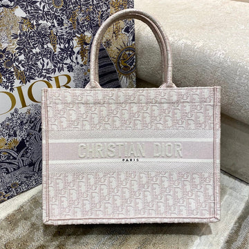 Christian Dior Medium Book Tote Bag 36cm Light Pink