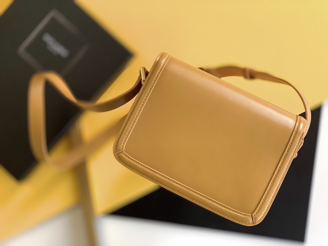 Saint Laurent Solferino Small Satchel With Gold Hardware 19cm