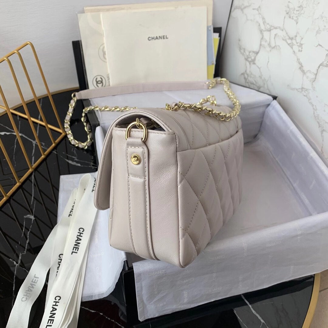 Chanel Classic Flap Bag Gold Hardware 23cm
