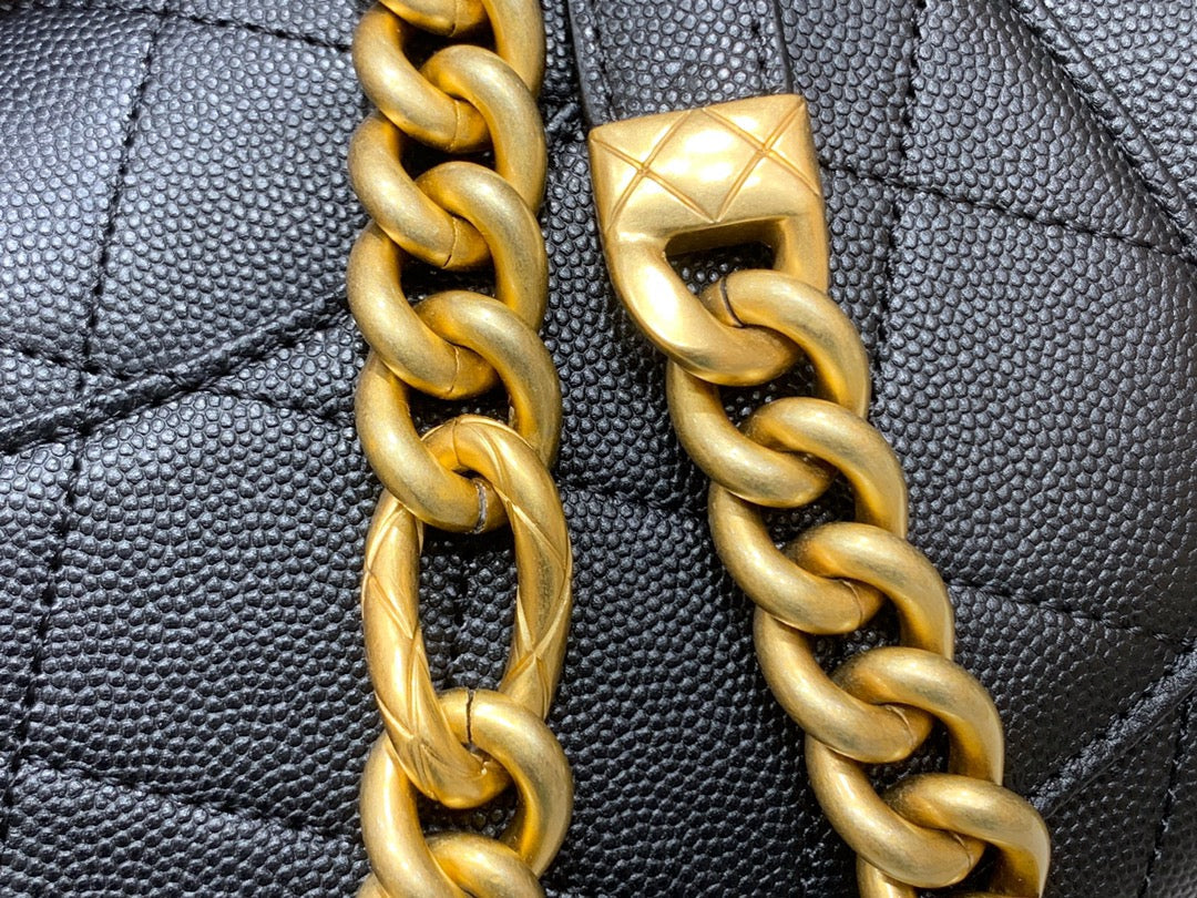 Chanel Co Co Cross Body Bag 20cm Black