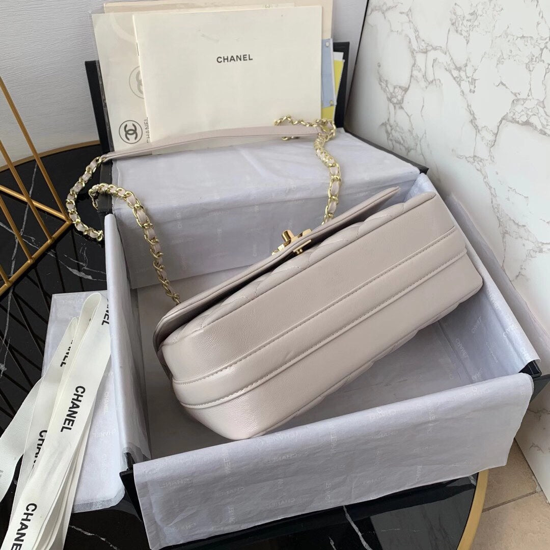 Chanel Classic Flap Bag Gold Hardware 23cm