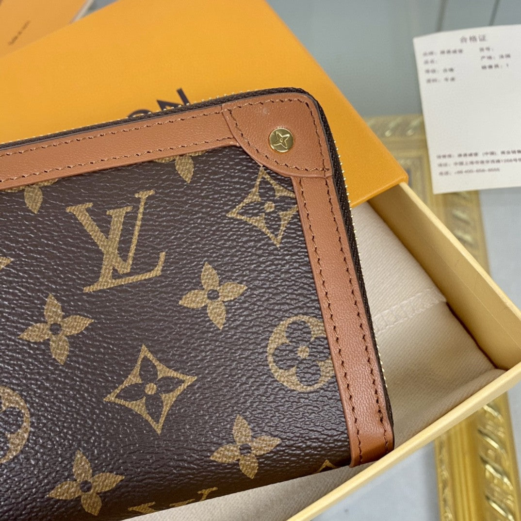 Louis Vuitton Zippy Wallet Trunk 20cm Brown