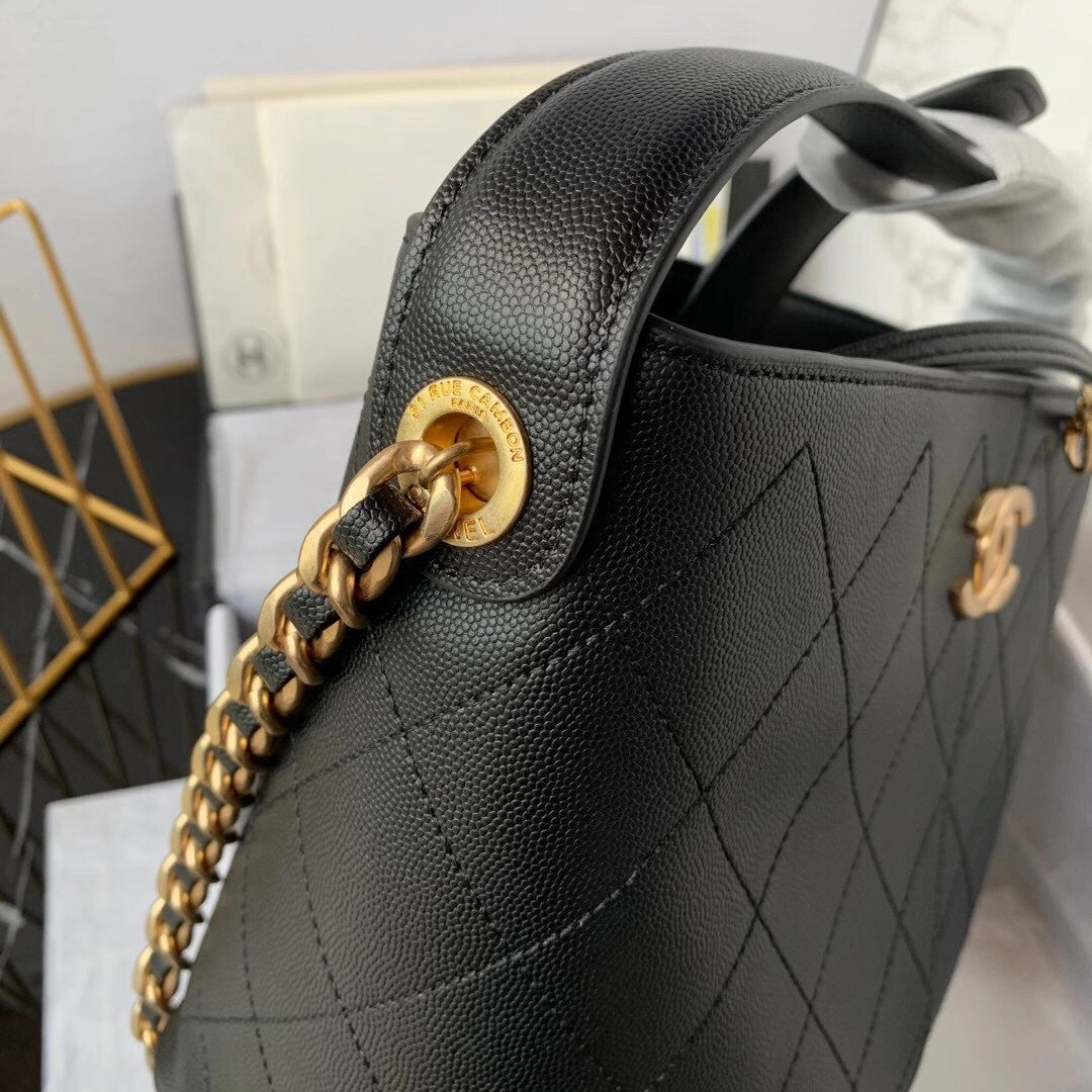 Chanel Small Shopping Bag AS2286 Black