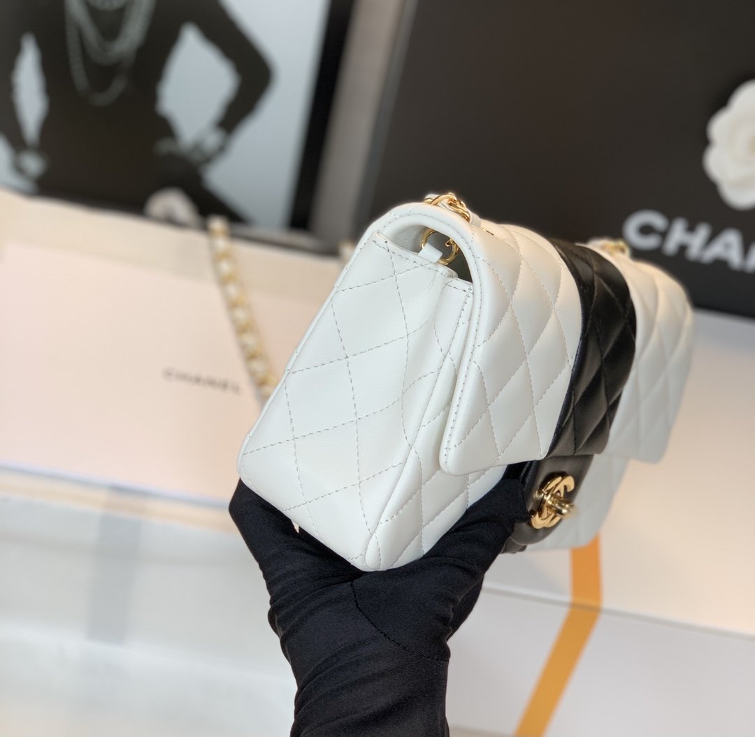 Chanel Mini Flap Bag 25cm White