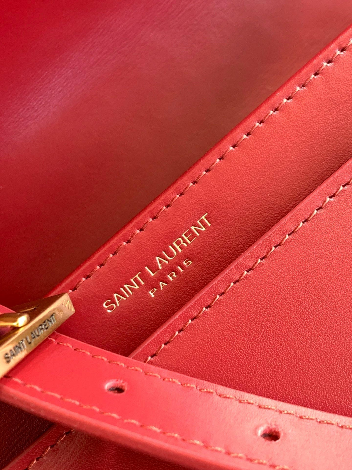 Saint Laurent Solferino Small Satchel With Gold Hardware 19cm