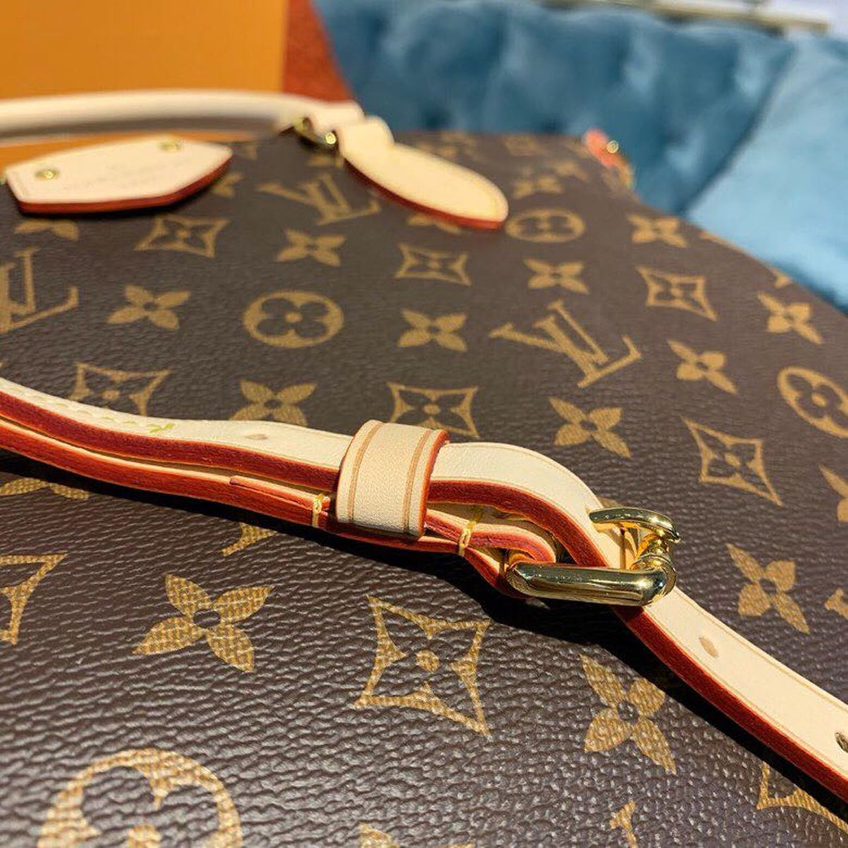 Louis Vuitton Turenne MM Bag 38cm Monogram Canvas Spring/Summer Collection M48814, Beige