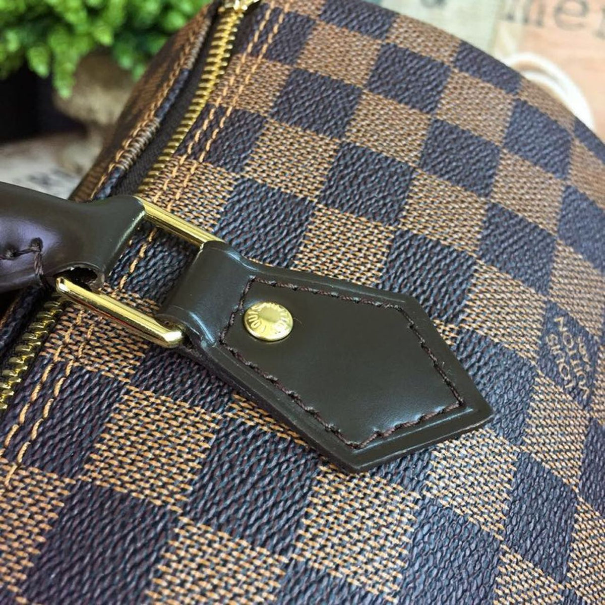 Louis Vuitton Speedy Bag 30cm Damier Ebene Canvas Spring/Summer Collection N41364, Brown