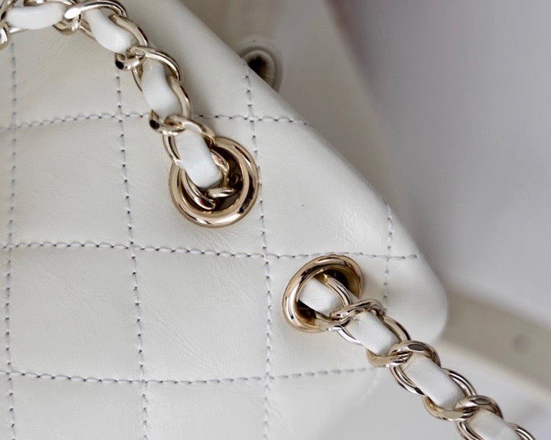 Chanel Backpack 18cm White
