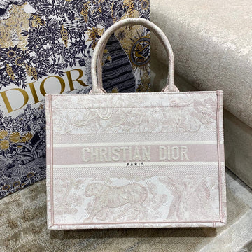 Christian Dior Medium Book Tote Bag 36cm Light Pink