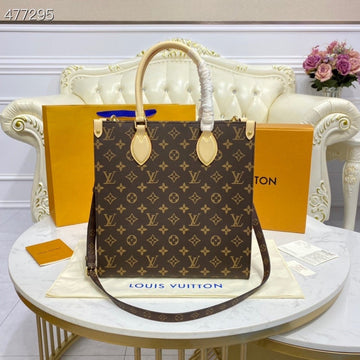 Louis Vuitton Sac Plat Bag Monogram Canvas Spring/Summer Collection M45848, Brown