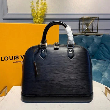 Louis Vuitton Alma PM Bag 32cm Epi Leather M40302 Black