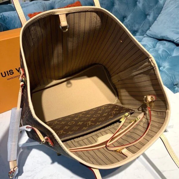 Louis Vuitton Neverfull MM Bag 32cm Monogram Canvas M40995 Beige