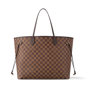 Neverfull GM Damier Ebene Coated Canvas Dark Chocolate Gold-Toned Hardware