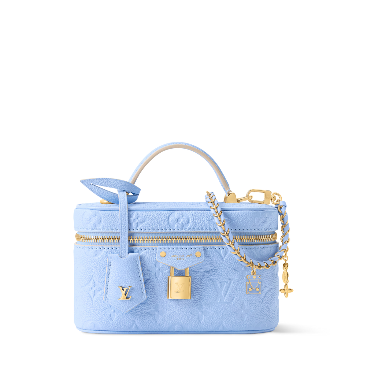 Vanity Chain Pouch Monogram Empreinte Bleu Iris M2A007