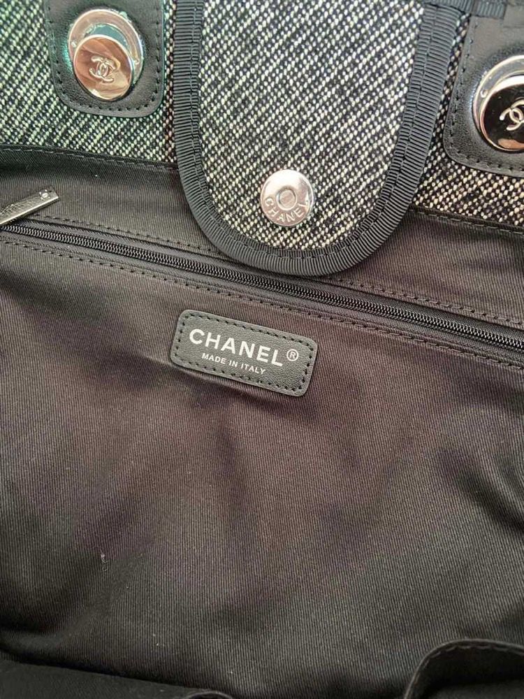 Chanel Large Shopping Tote Bag Summer/Spring Collection, Grey 50cm