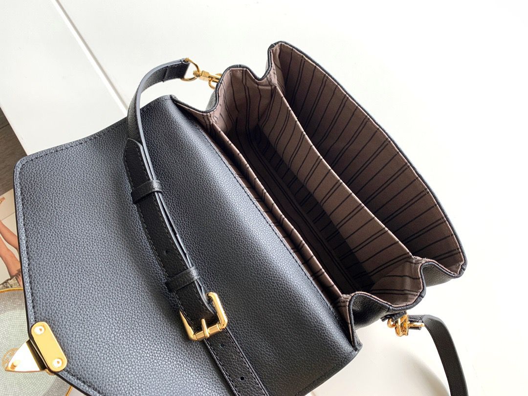 Louis Vuitton Pochette Métis Handbag M41487 29cm Black