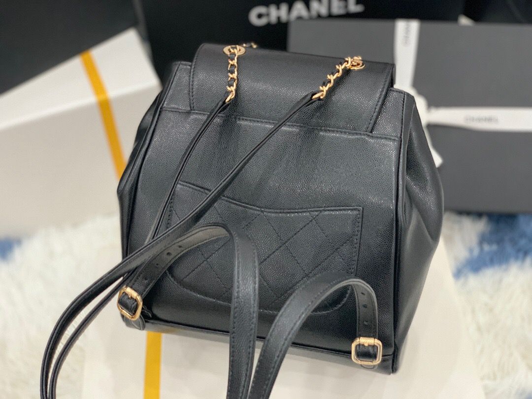 Chanel Backpack Black 25cm