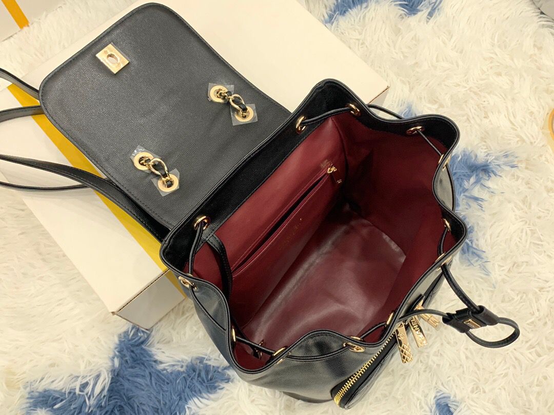 Chanel Backpack Black 25cm