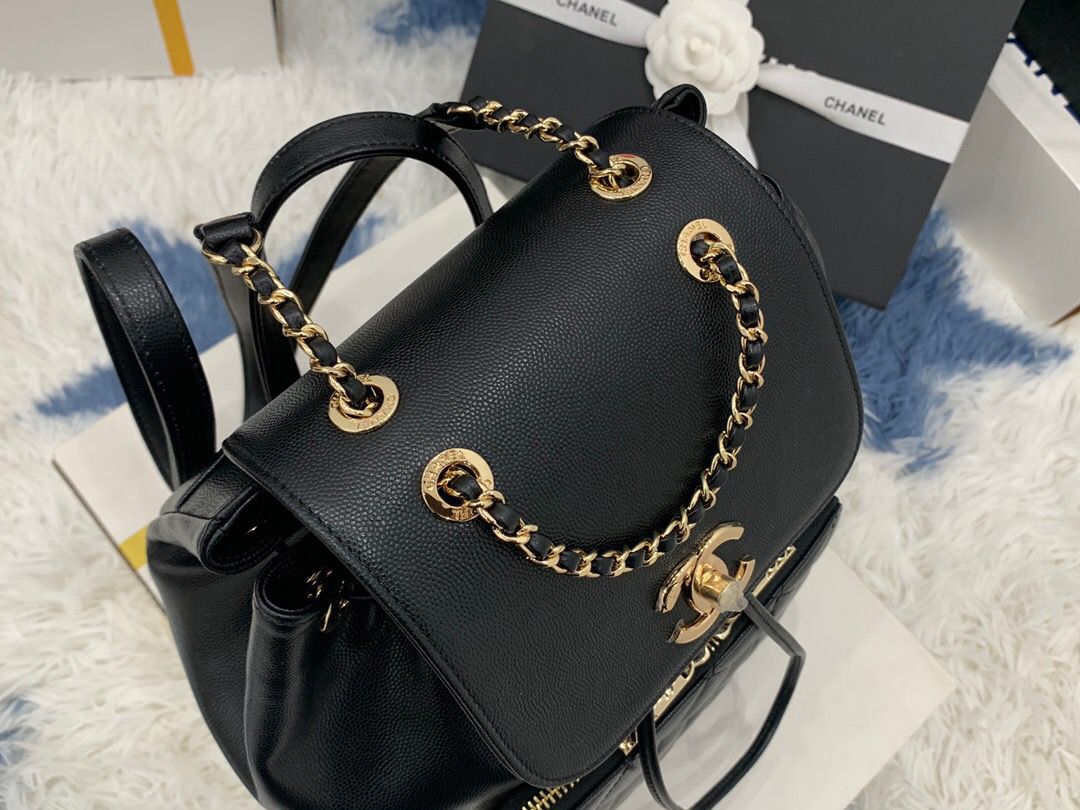 Chanel Backpack Black 25cm
