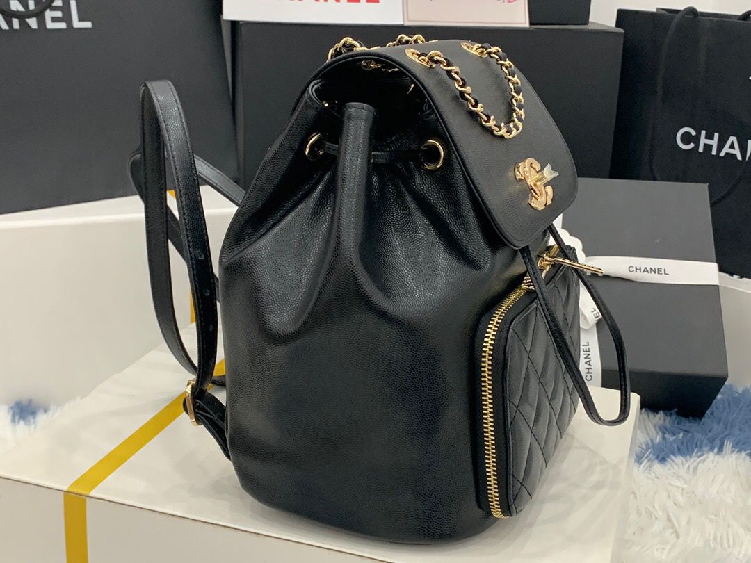Chanel Backpack Black 25cm