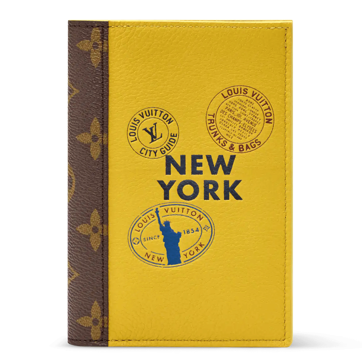 Women's Passport Cover City Guide Cowhide Leather Travel Wallet M29103