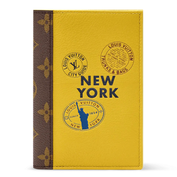 Women's Passport Cover City Guide Cowhide Leather Travel Wallet M29103
