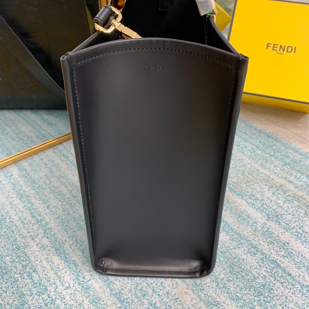 Fendi Sunshine Handle Bag 36cm Black