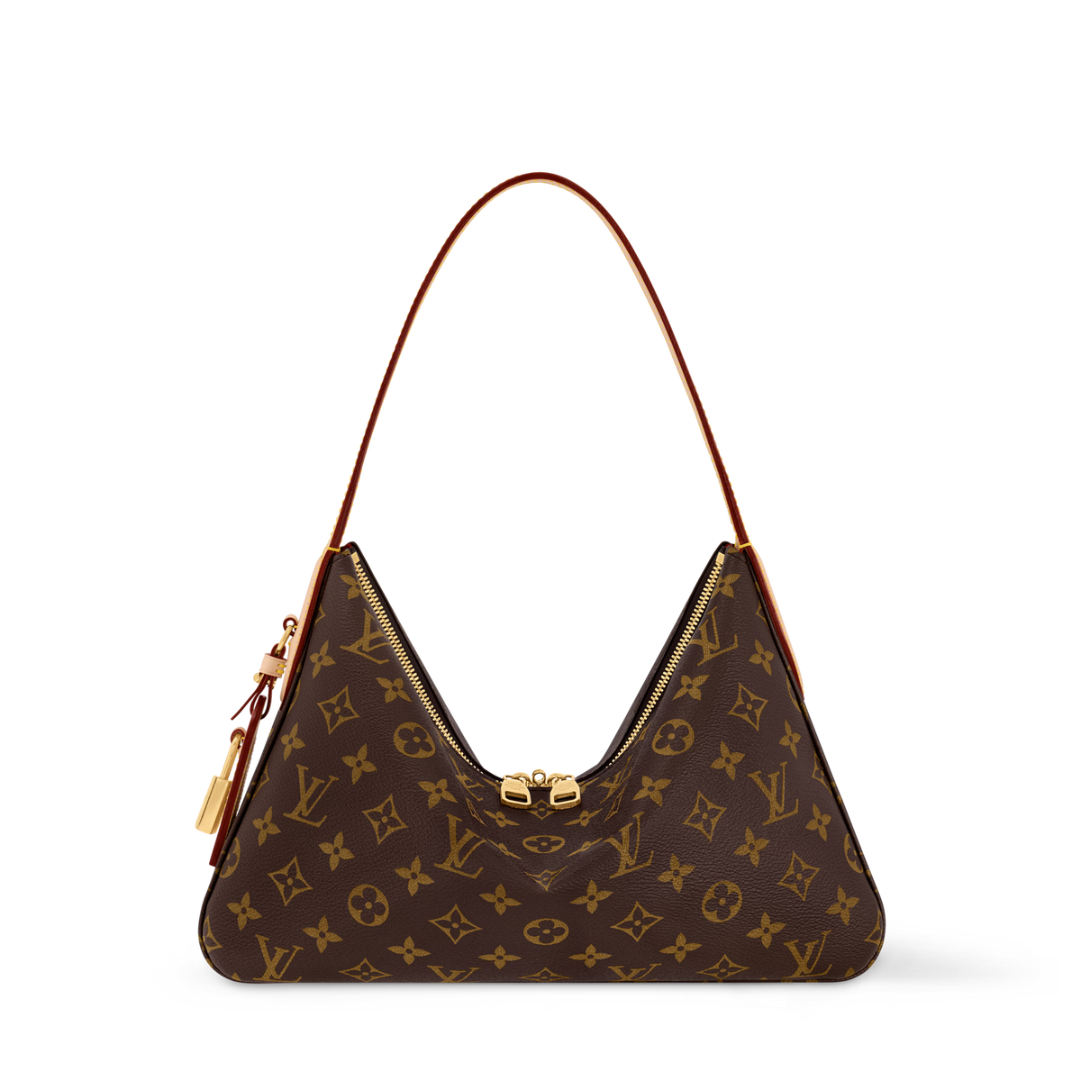 Women's Slouchy MM Monogram Coated Canvas Tote Bag M12098