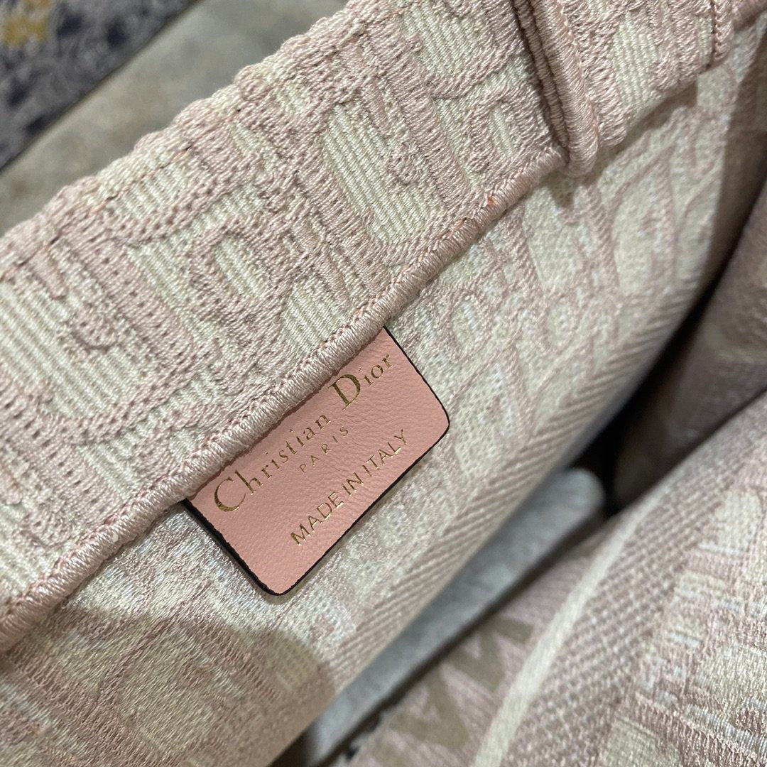 Christian Dior Medium Book Tote Bag 36cm Light Pink
