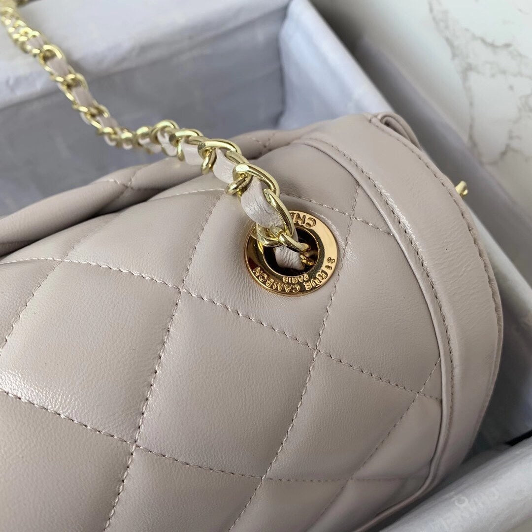 Chanel Classic Flap Bag Gold Hardware 23cm