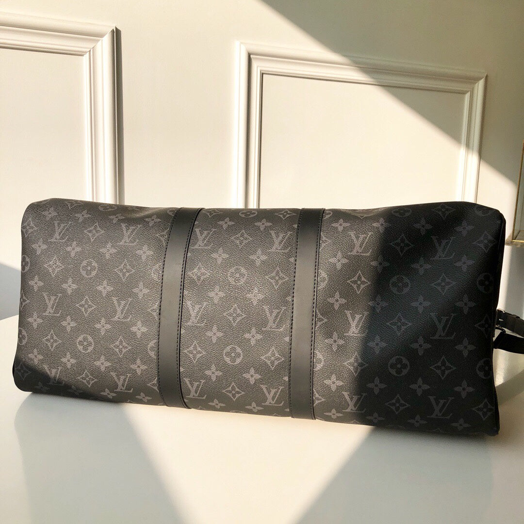 Louis Vuitton Luggage Bag Monogram 55cm Black