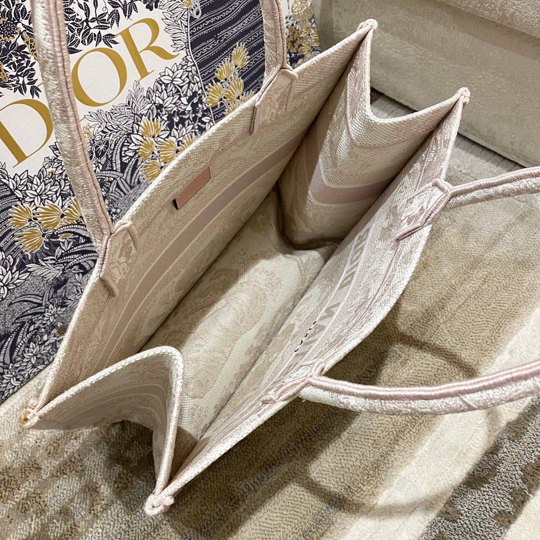 Christian Dior Medium Book Tote Bag 36cm Light Pink