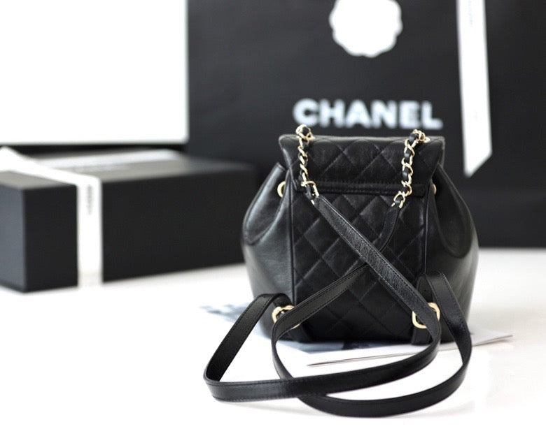 Chanel Backpack 18cm Black