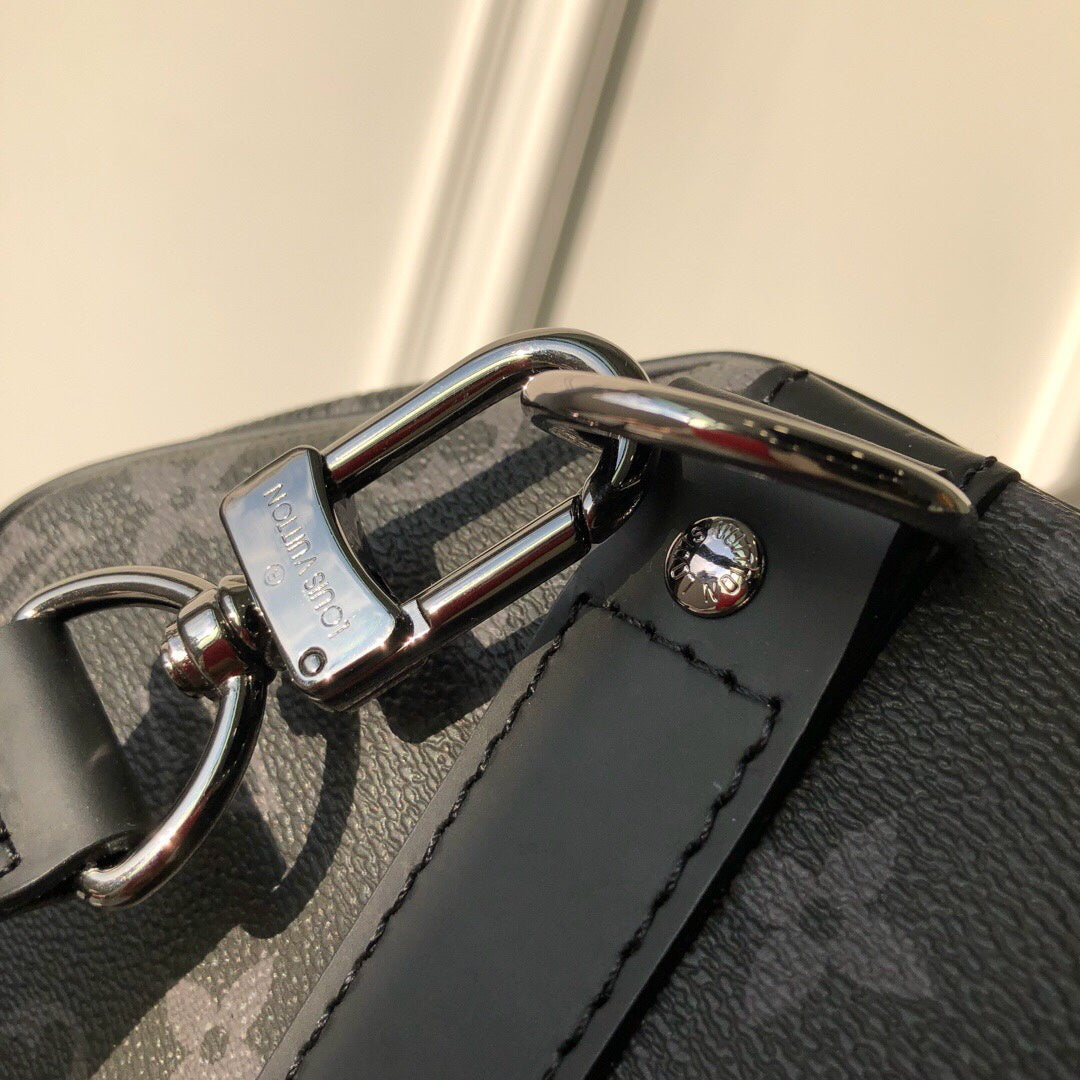 Louis Vuitton Luggage Bag Monogram 55cm Black