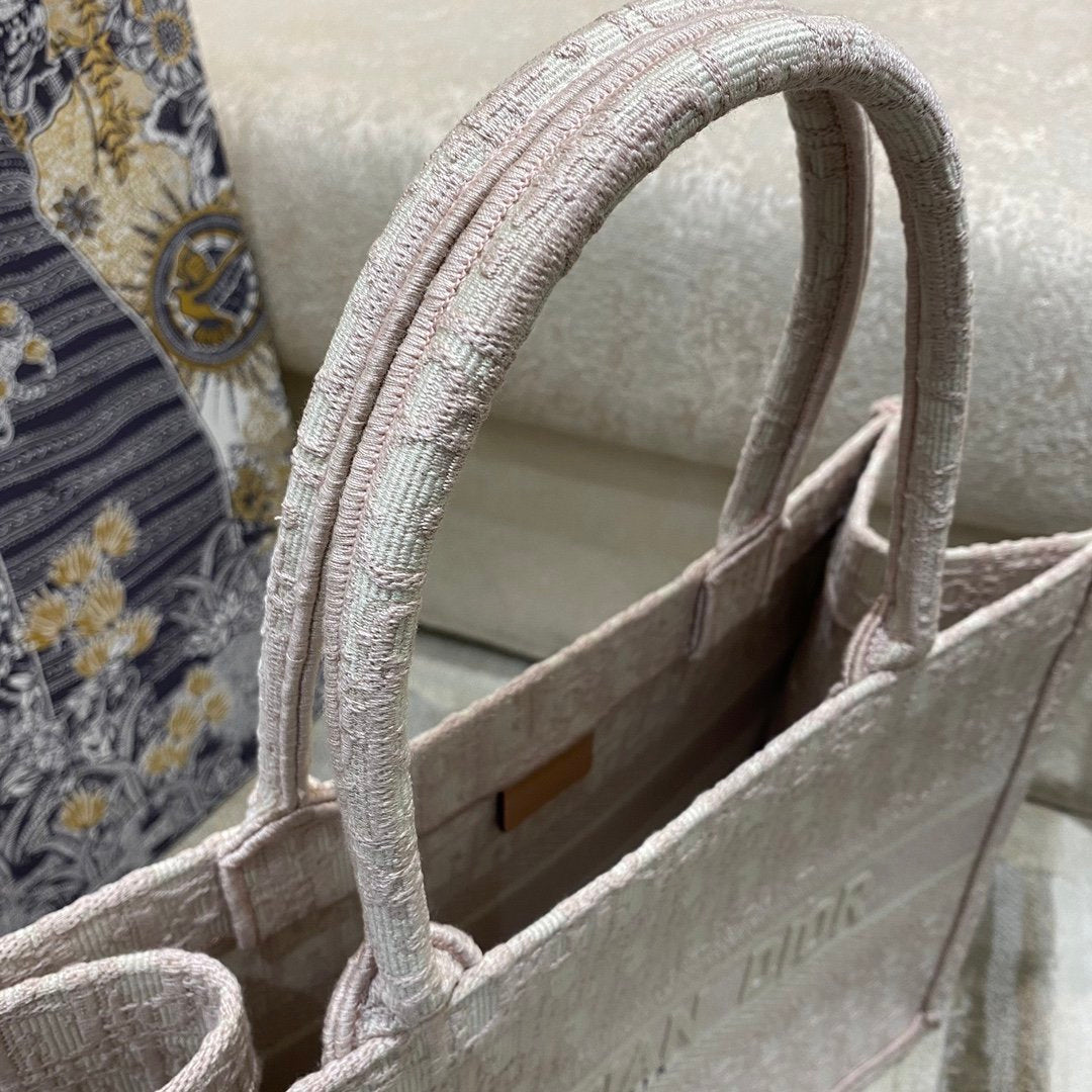 Christian Dior Medium Book Tote Bag 36cm Light Pink