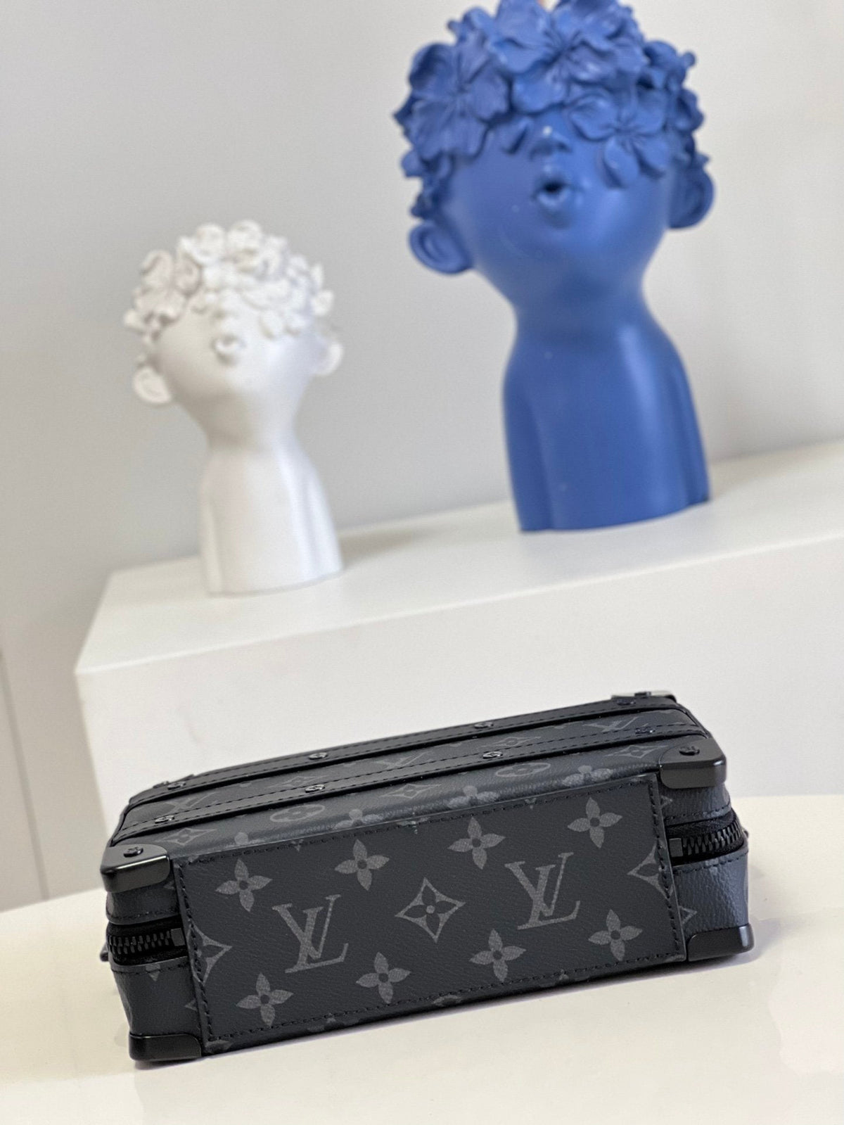 Louis Vuitton Handle Soft Trunk 22cm Black
