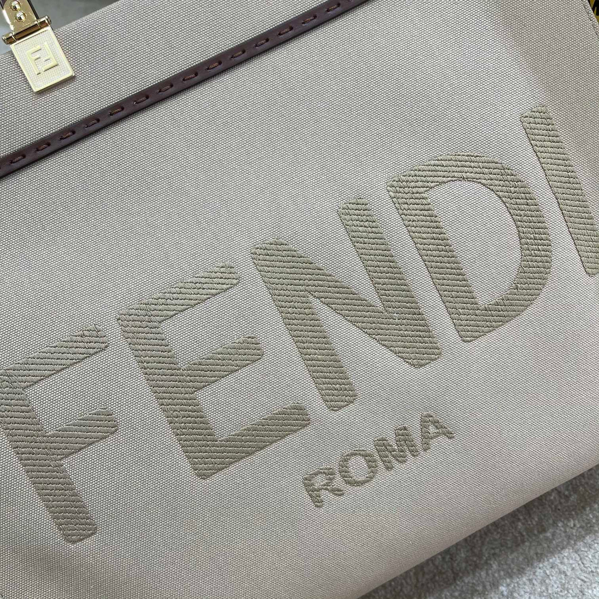 Fendi Tote Bag 35cm Grey