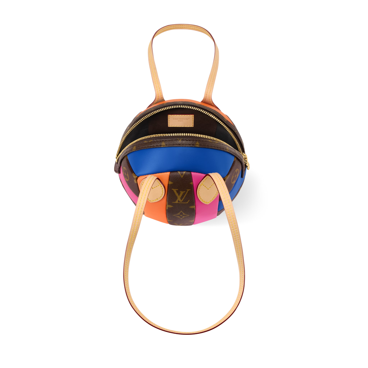 Ace Bag Monogram Pop Coated Canvas Gold-Toned Hardware