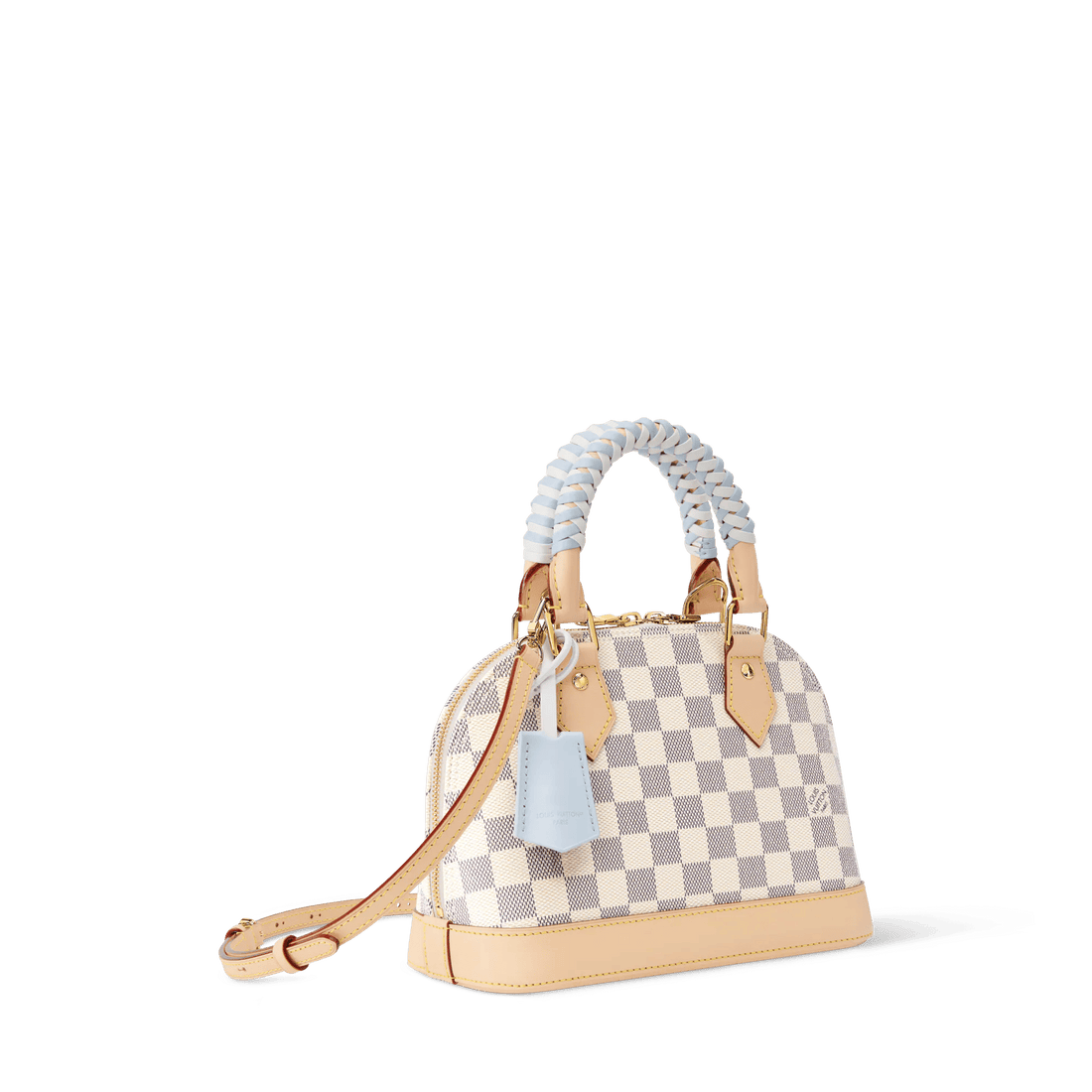Women's Alma BB Damier Azur Bleu Olympe Coated Canvas Handbag N40902