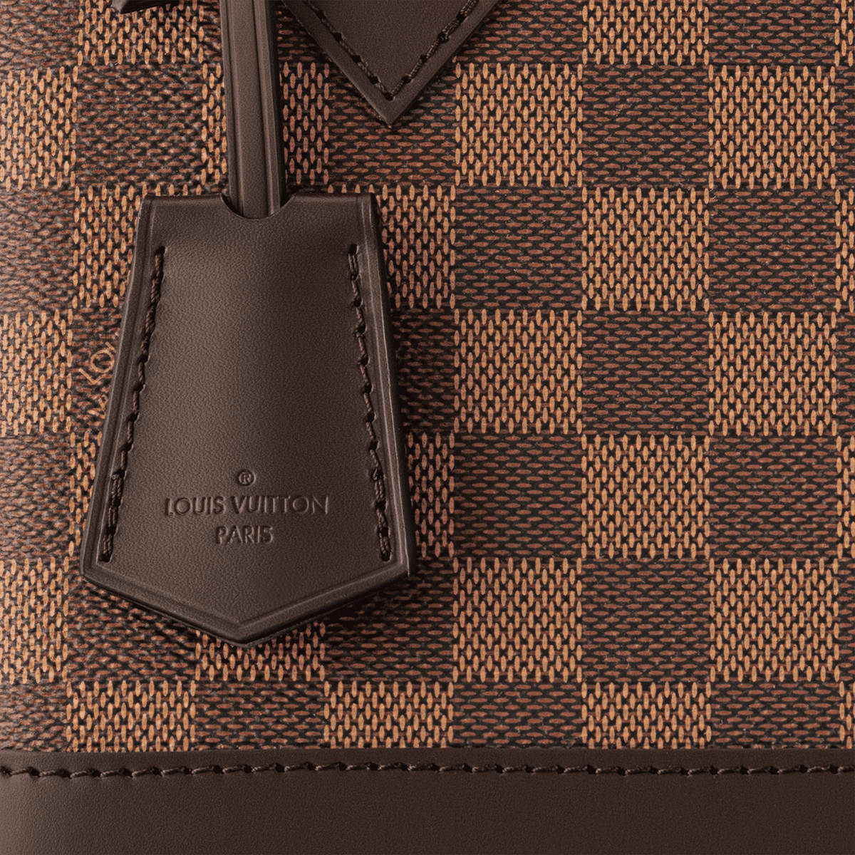 Women's Alma BB Damier Ebene Dark Chocolate Canvas Crossbody Bag
